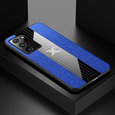 Coque Ultra Fine Silicone Souple Housse Etui X01L pour Samsung Galaxy Note 20 Ultra 5G Bleu