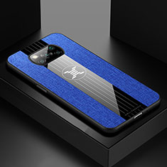 Coque Ultra Fine Silicone Souple Housse Etui X01L pour Xiaomi Poco X3 NFC Bleu