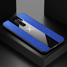 Coque Ultra Fine Silicone Souple Housse Etui X01L pour Xiaomi Redmi 9 Bleu