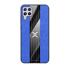 Coque Ultra Fine Silicone Souple Housse Etui X02L pour Samsung Galaxy A22 4G Bleu