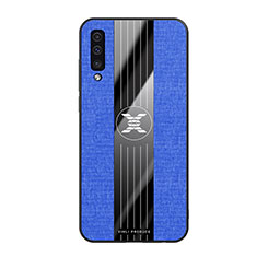 Coque Ultra Fine Silicone Souple Housse Etui X02L pour Samsung Galaxy A50 Bleu