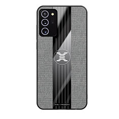 Coque Ultra Fine Silicone Souple Housse Etui X02L pour Samsung Galaxy Note 20 5G Gris