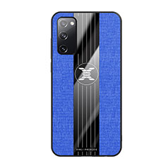 Coque Ultra Fine Silicone Souple Housse Etui X02L pour Samsung Galaxy S20 FE 5G Bleu