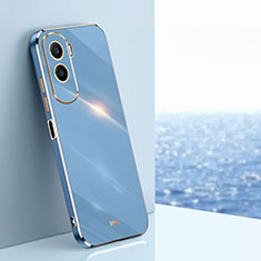 Coque Ultra Fine Silicone Souple Housse Etui XL1 pour Huawei Honor 90 Lite 5G Bleu