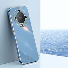 Coque Ultra Fine Silicone Souple Housse Etui XL1 pour Huawei Honor Magic5 Lite 5G Bleu