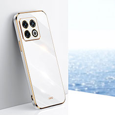 Coque Ultra Fine Silicone Souple Housse Etui XL1 pour OnePlus 10 Pro 5G Blanc