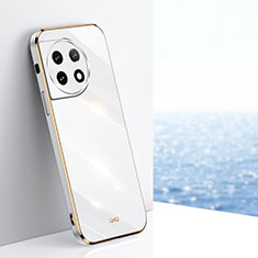 Coque Ultra Fine Silicone Souple Housse Etui XL1 pour OnePlus 11 5G Blanc