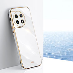 Coque Ultra Fine Silicone Souple Housse Etui XL1 pour OnePlus Ace 2 Pro 5G Blanc