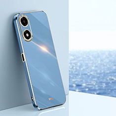 Coque Ultra Fine Silicone Souple Housse Etui XL1 pour Oppo A2x 5G Bleu