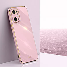 Coque Ultra Fine Silicone Souple Housse Etui XL1 pour Oppo Find X5 5G Rose