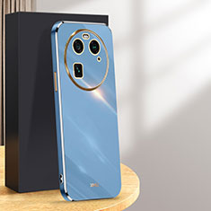 Coque Ultra Fine Silicone Souple Housse Etui XL1 pour Oppo Find X6 5G Bleu