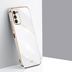 Coque Ultra Fine Silicone Souple Housse Etui XL1 pour Samsung Galaxy A03s Blanc