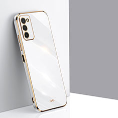 Coque Ultra Fine Silicone Souple Housse Etui XL1 pour Samsung Galaxy F02S SM-E025F Blanc