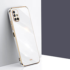 Coque Ultra Fine Silicone Souple Housse Etui XL1 pour Samsung Galaxy M51 Blanc