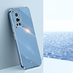 Coque Ultra Fine Silicone Souple Housse Etui XL1 pour Vivo X70 Pro 5G Bleu