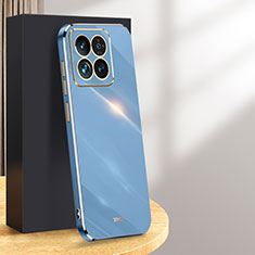 Coque Ultra Fine Silicone Souple Housse Etui XL1 pour Xiaomi Mi 14 5G Bleu
