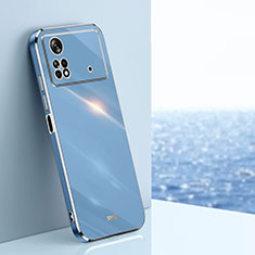 Coque Ultra Fine Silicone Souple Housse Etui XL1 pour Xiaomi Poco X4 Pro 5G Bleu