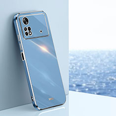 Coque Ultra Fine Silicone Souple Housse Etui XL1 pour Xiaomi Redmi Note 11E Pro 5G Bleu