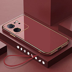 Coque Ultra Fine Silicone Souple Housse Etui XL3 pour Xiaomi Mi 13T 5G Rouge