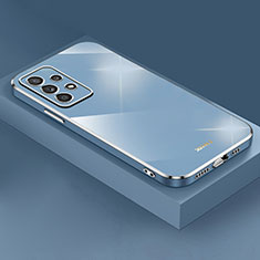 Coque Ultra Fine Silicone Souple Housse Etui XL4 pour Samsung Galaxy A52 5G Bleu