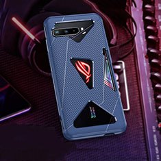 Coque Ultra Fine Silicone Souple Housse Etui ZJ1 pour Asus ROG Phone 3 Strix ZS661KS Bleu