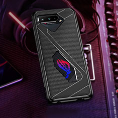 Coque Ultra Fine Silicone Souple Housse Etui ZJ1 pour Asus ROG Phone 5s Noir