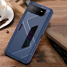 Coque Ultra Fine Silicone Souple Housse Etui ZJ1 pour Asus ROG Phone 6 Pro Bleu