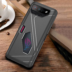 Coque Ultra Fine Silicone Souple Housse Etui ZJ1 pour Asus ROG Phone 7 Ultimate Gris