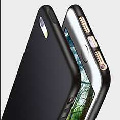 Coque Ultra Fine Silicone Souple R01 pour Apple iPhone SE Noir