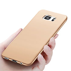 Coque Ultra Fine Silicone Souple R06 pour Samsung Galaxy S7 Edge G935F Or