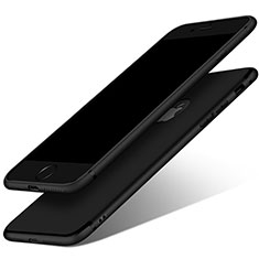 Coque Ultra Fine Silicone Souple S02 pour Apple iPhone SE3 (2022) Noir