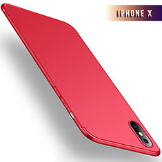 Coque Ultra Fine Silicone Souple S02 pour Apple iPhone X Rouge