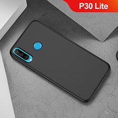 Coque Ultra Fine Silicone Souple S02 pour Huawei P30 Lite XL Noir