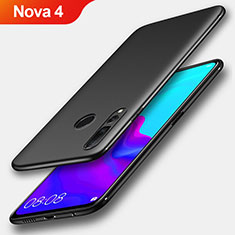 Coque Ultra Fine Silicone Souple S04 pour Huawei Nova 4 Noir