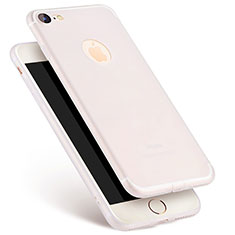 Coque Ultra Fine Silicone Souple S07 pour Apple iPhone 7 Blanc
