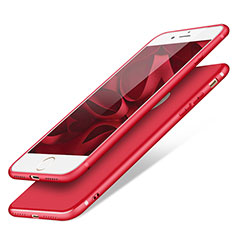 Coque Ultra Fine Silicone Souple S09 pour Apple iPhone 7 Rouge
