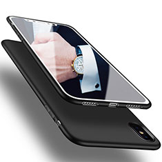 Coque Ultra Fine Silicone Souple S16 pour Apple iPhone X Noir
