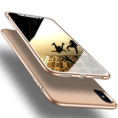 Coque Ultra Fine Silicone Souple S16 pour Apple iPhone Xs Max Or