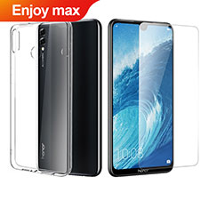 Coque Ultra Fine Silicone Souple Transparente et Protecteur d'Ecran pour Huawei Enjoy Max Clair