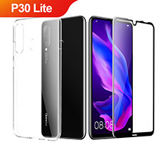 Coque Ultra Fine Silicone Souple Transparente et Protecteur d'Ecran pour Huawei P30 Lite XL Clair