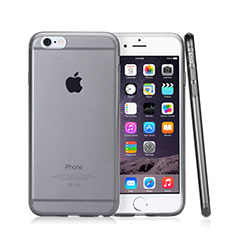 Coque Ultra Fine Silicone Souple Transparente pour Apple iPhone 6 Plus Gris