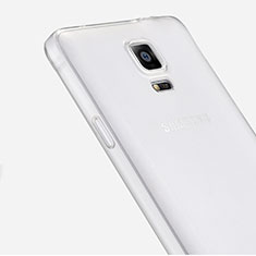 Coque Ultra Fine Silicone Souple Transparente pour Samsung Galaxy Note 4 Duos N9100 Dual SIM Clair