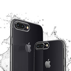 Coque Ultra Fine Silicone Souple Transparente T03 pour Apple iPhone 7 Plus Noir