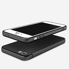 Coque Ultra Fine Silicone Souple U04 pour Apple iPhone 5 Noir