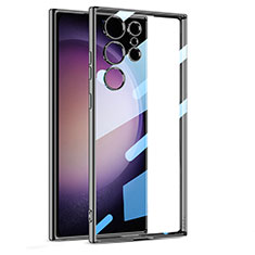 Coque Ultra Fine TPU Souple Housse Etui Transparente AC1 pour Samsung Galaxy S22 Ultra 5G Noir