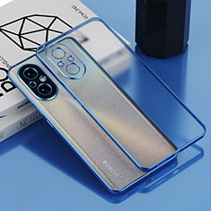 Coque Ultra Fine TPU Souple Housse Etui Transparente AN1 pour Huawei Honor 50 SE 5G Bleu