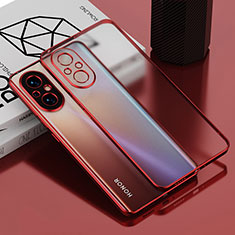Coque Ultra Fine TPU Souple Housse Etui Transparente AN1 pour Huawei Honor 50 SE 5G Rouge
