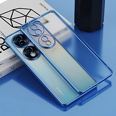 Coque Ultra Fine TPU Souple Housse Etui Transparente AN1 pour Huawei Honor 70 5G Bleu