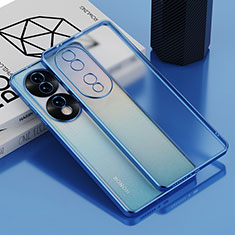 Coque Ultra Fine TPU Souple Housse Etui Transparente AN1 pour Huawei Honor 70 Pro 5G Bleu