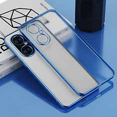 Coque Ultra Fine TPU Souple Housse Etui Transparente AN1 pour Huawei P50 Pro Bleu